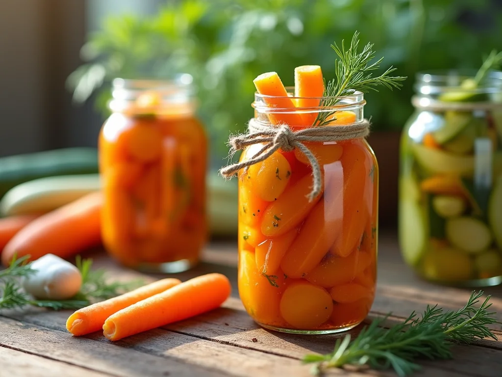 Picles de Cenoura e Pepino: Receita Fácil e Crocante! Picles de Cenoura e Pepino: Receita Fácil e Crocante!