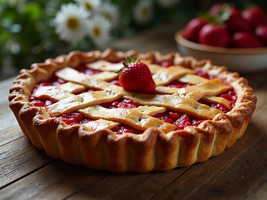 Torta de Ruibarbo com Morango: O Guia Definitivo Torta de Ruibarbo com Morango: O Guia Definitivo