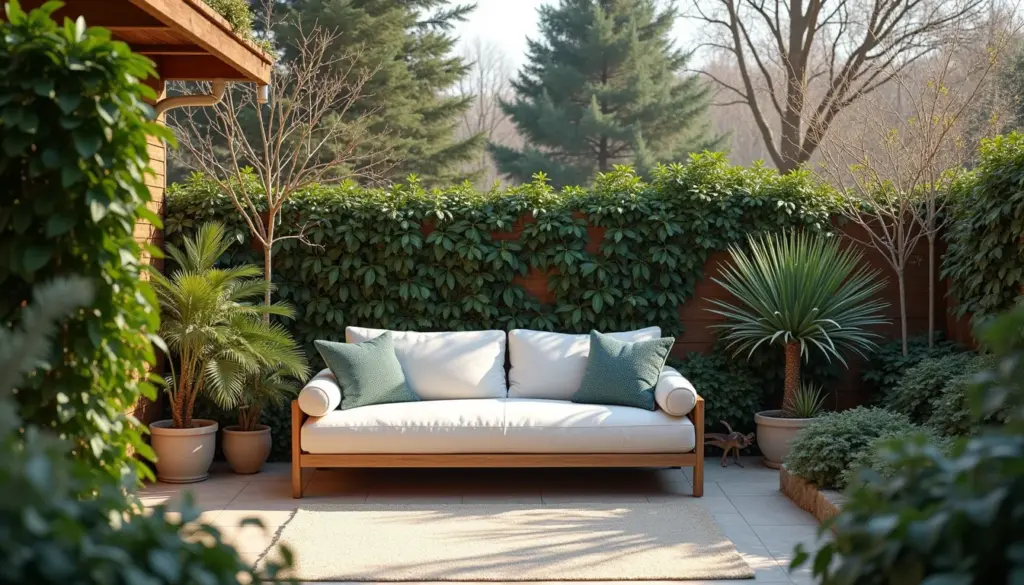 Jardim de Inverno com Futon: As Plantas Ideais Reveladas Jardim de Inverno com Futon: As Plantas Ideais Reveladas