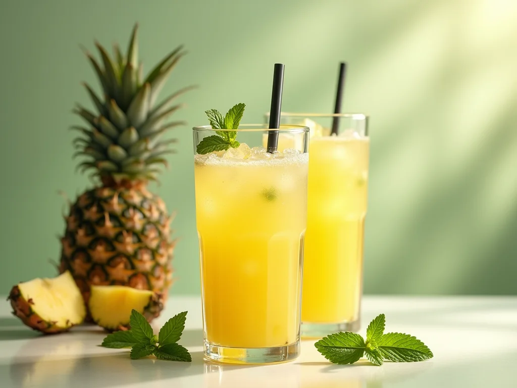 Suco Detox Abacaxi Hortelã: A Receita Que Transforma Seu Dia Suco Detox Abacaxi Hortelã: A Receita Que Transforma Seu Dia