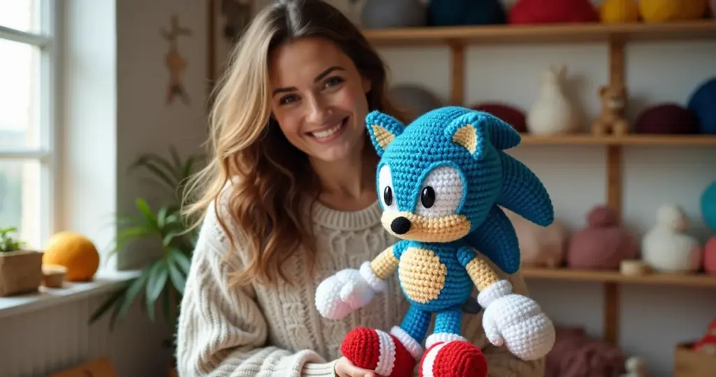 Amigurumi Sonic: O Detalhe Que Faz Seu Boneco Virar Colecionável Amigurumi Sonic: O Detalhe Que Faz Seu Boneco Virar Colecionável