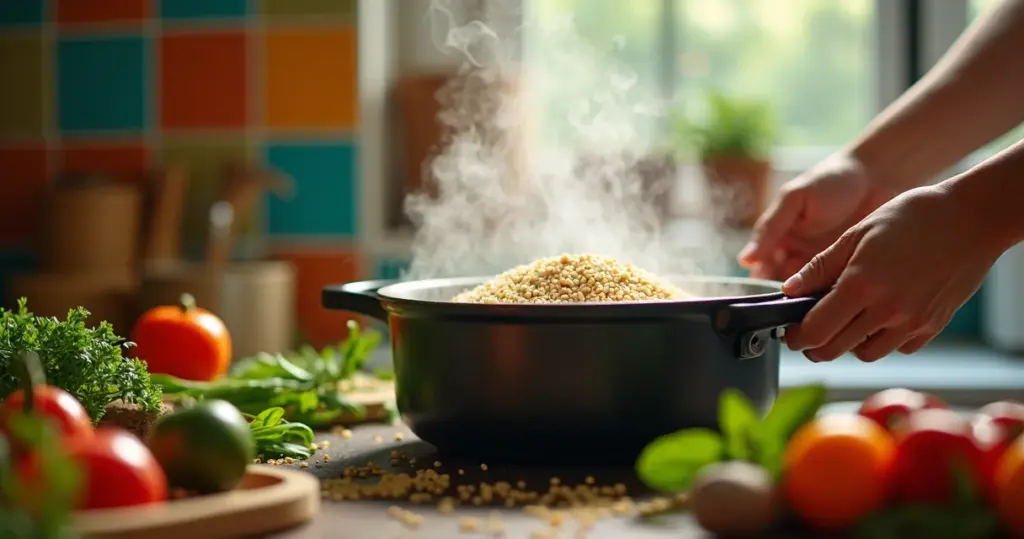 Como cozinhar trigo sarraceno perfeito em 20 minutos (sem erros!)