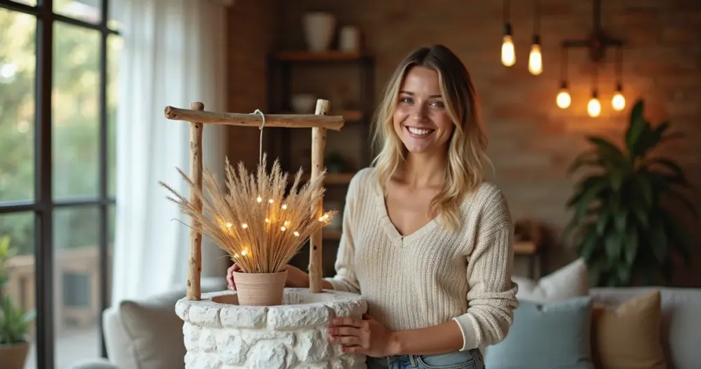 Como fazer um poço para decoração com menos de R$ 100 e efeito profissional Como fazer um poço para decoração com menos de R$ 100 e efeito profissional