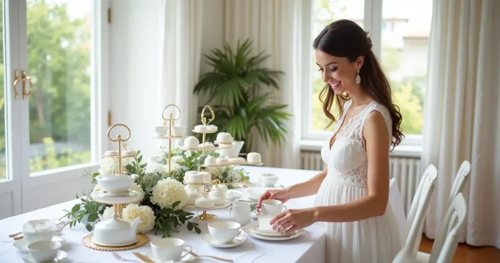 18 Ideias de Decoração de Chá Revelação Branco para um Evento Inesquecível 18 Ideias de Decoração de Chá Revelação Branco para um Evento Inesquecível