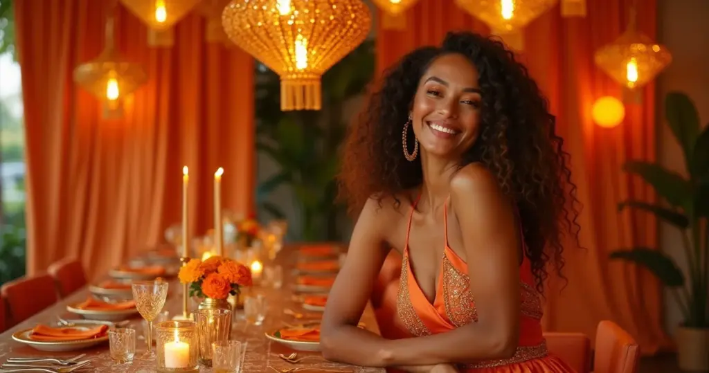 13 Ideias de Decoração de Festa Laranja e Dourado que Vão Brilhar 13 Ideias de Decoração de Festa Laranja e Dourado que Vão Brilhar
