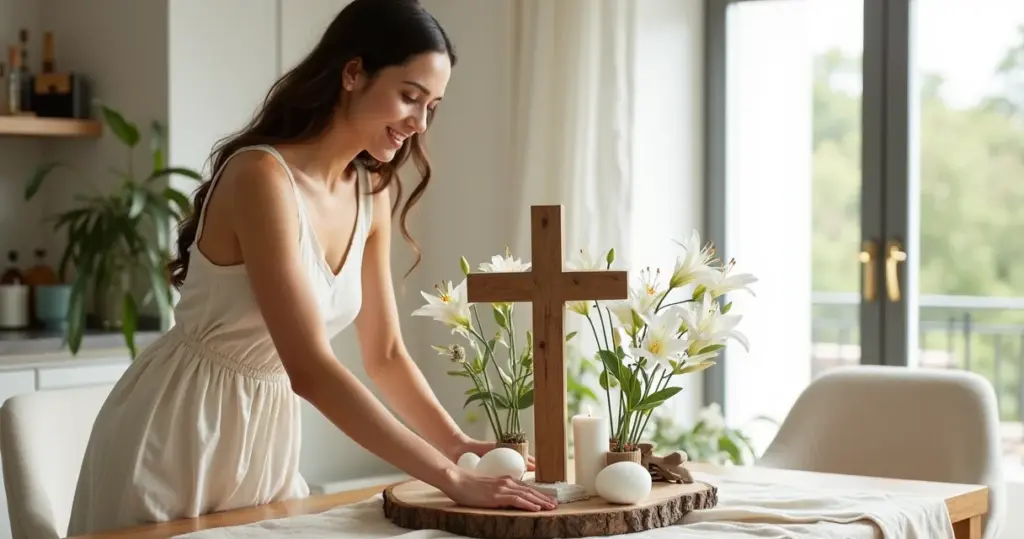 12 Ideias de Decoração Páscoa Cristã que Transformam sua Casa em Memória