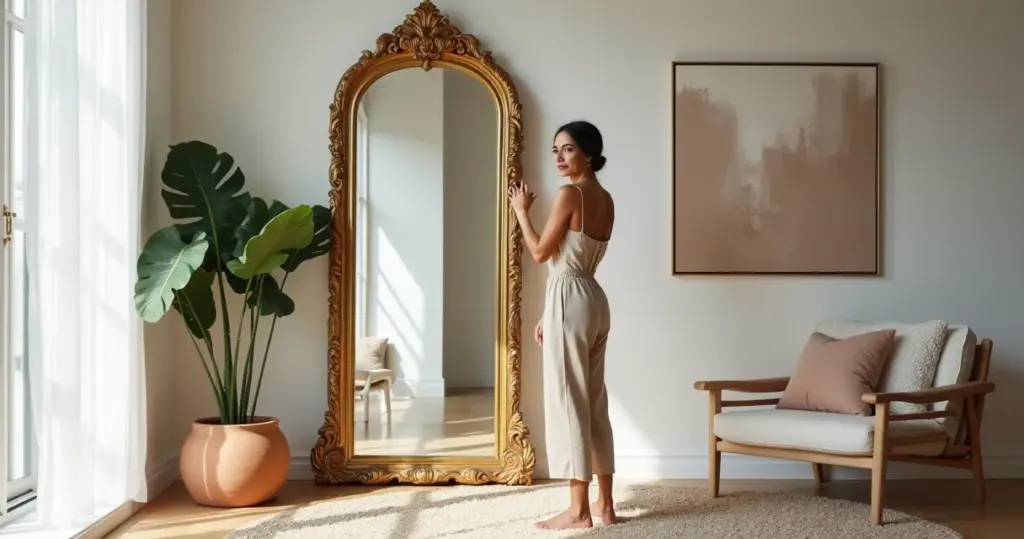 17 Ideias de Espelho Grande Decoração para Ampliar Seu Espaço 17 Ideias de Espelho Grande Decoração para Ampliar Seu Espaço