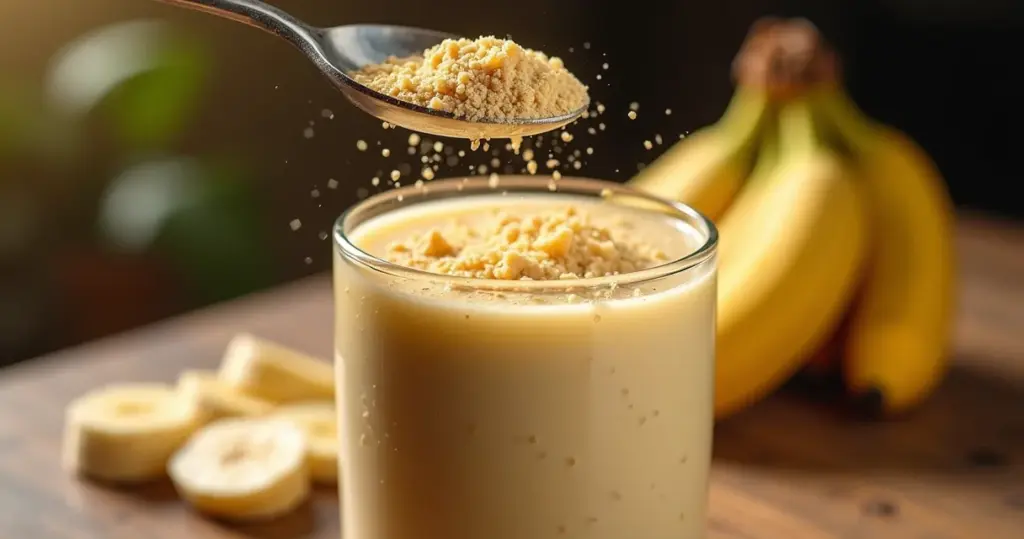 Pode colocar creatina na vitamina de banana? Sim, e ela turbina sua força Pode colocar creatina na vitamina de banana? Sim, e ela turbina sua força