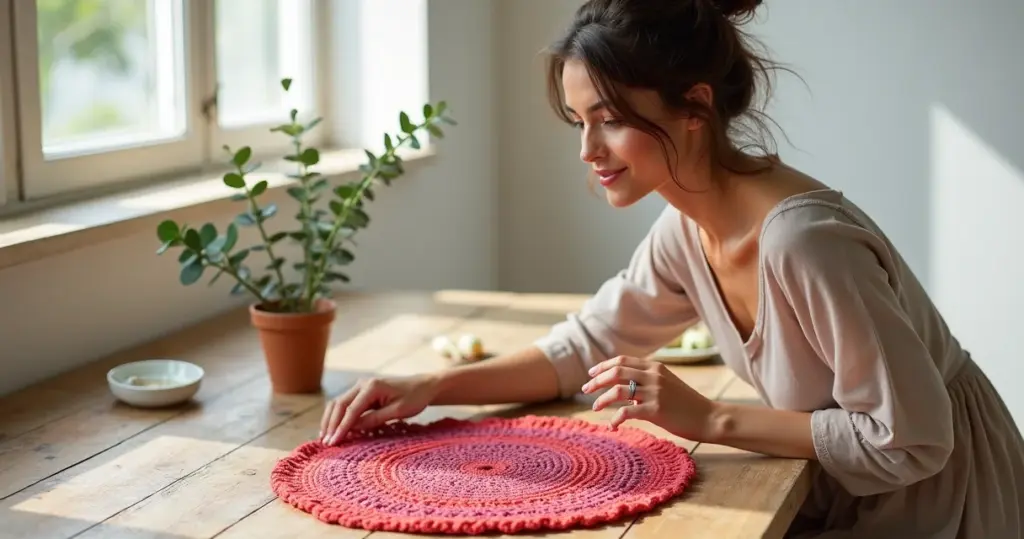 Sousplat de Croche com Linha Anne: Transforme Sua Mesa em 6 Passos Sousplat de Croche com Linha Anne: Transforme Sua Mesa em 6 Passos