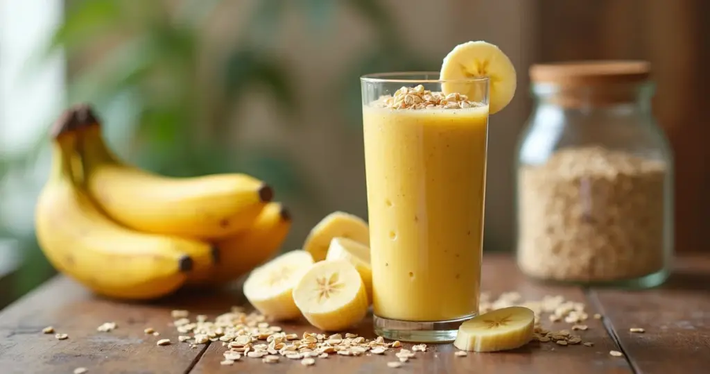 Vitamina de banana com aveia benefícios: energia por 5h em 5 minutos Vitamina de banana com aveia benefícios: energia por 5h em 5 minutos