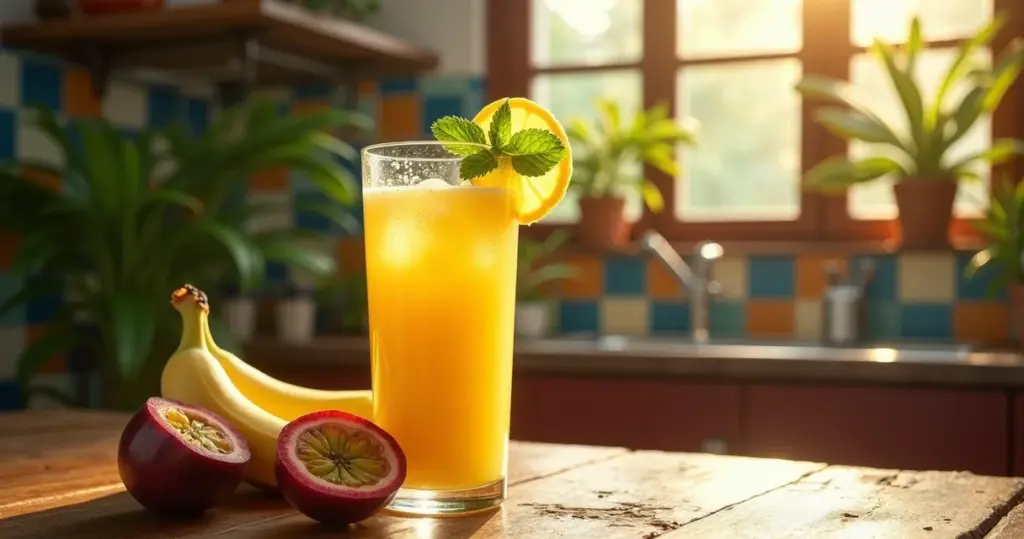 Vitamina de maracujá com banana: relaxe e durma melhor em 5 minutos Vitamina de maracujá com banana: relaxe e durma melhor em 5 minutos