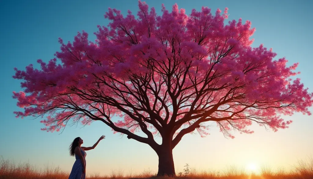 Acácia rosa: a árvore que floresce antes das folhas Acácia rosa: a árvore que floresce antes das folhas