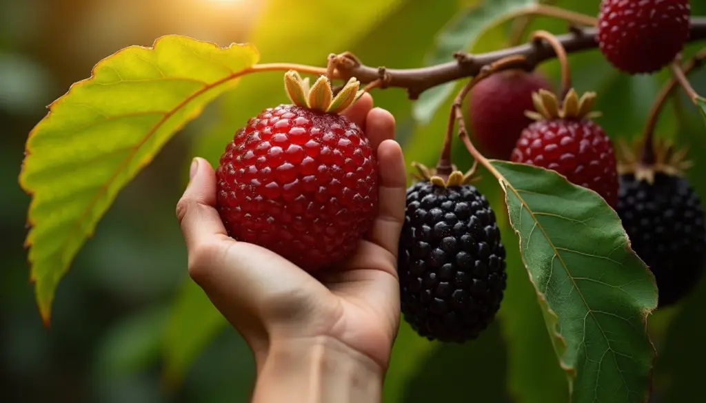 Pé de amora gigante: o segredo das frutas do tamanho de ovo Pé de amora gigante: o segredo das frutas do tamanho de ovo