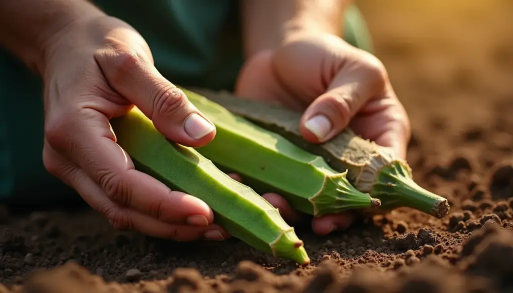 Plantação de quiabo: o erro que deixa o fruto duro (e como evitar) Plantação de quiabo: o erro que deixa o fruto duro (e como evitar)