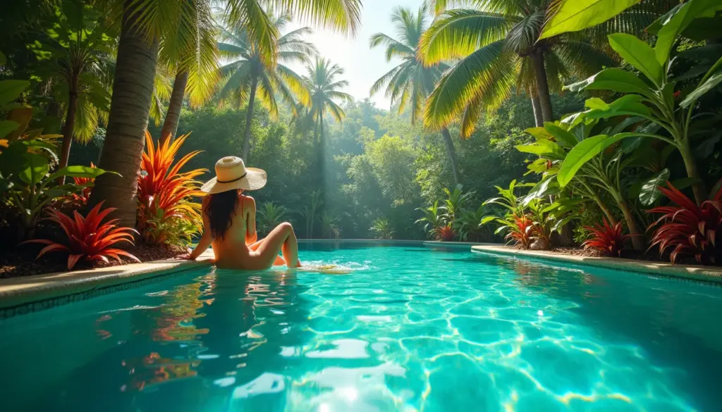 45 plantas para piscina que não soltam folhas (e são lindas) 45 plantas para piscina que não soltam folhas (e são lindas)