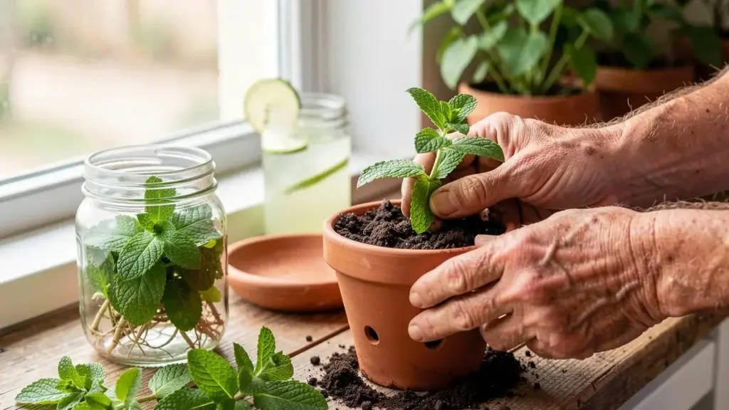 Como Plantar Hortelã em Vaso: Passo a Passo Que Funciona na Janela da Cozinha Como Plantar Hortelã em Vaso: Passo a Passo Que Funciona na Janela da Cozinha