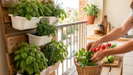 Ideias de horta vertical para varanda: do pallet à calha de PVC